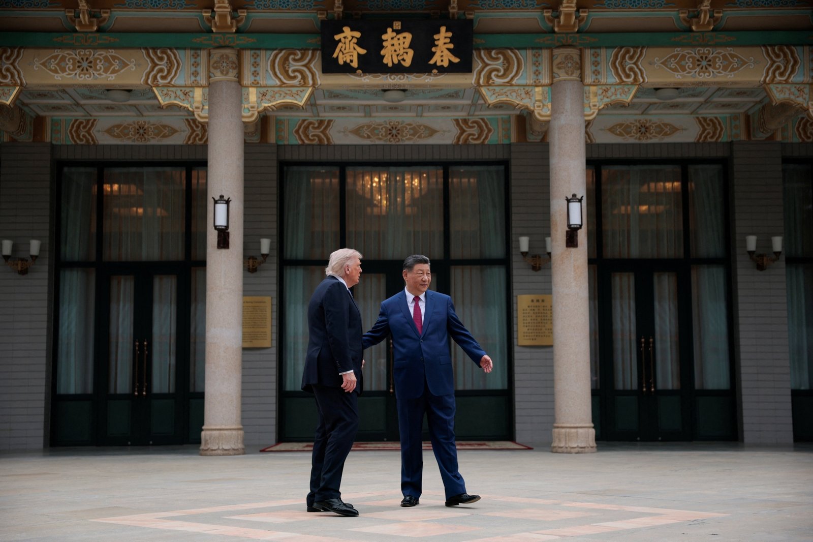Amid US-China competition in the Gulf, there is room for cooperation 1 Chinese President Xi Jinping guides US President Donald Trump during a visit to the Zhongnanhai Garden in Beijing, China, on 15 May 2026.