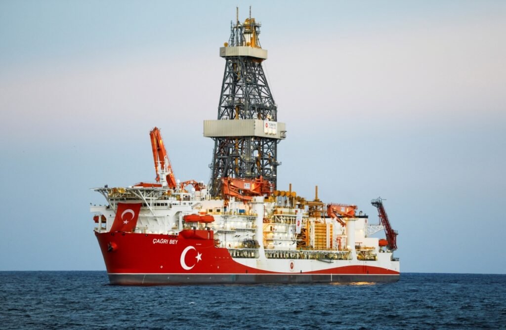 Türkiye’s proposed maritime bill risks reigniting old rivalries The Turkish drilling vessel Cagri Bey docked in the Indian Ocean near the Mogadishu sea port in Somalia, showcasing the regional naval presence tied to geopolitical tensions surrounding the maritime bill.