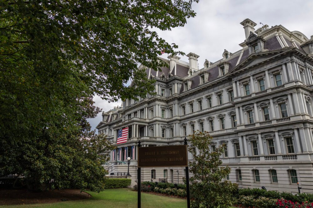 US Iran Policy Exposes Trump’s Interagency Breakdown Eisenhower Executive Office Building in Washington DC, illustrating interagency breakdowns in US Iran policy.