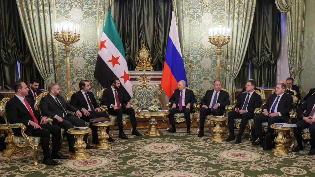 Syria Russia relations must go beyond oil and bases Putin and Syrian President Ahmed al-Sharaa meet in Moscow to reshape Syria Russia relations beyond oil and military bases.