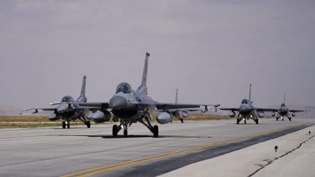 Turkey-Israel Tensions Put Washington in a Difficult Spot Turkish Air Force F-16 fighter jets at Konya Airport during the Anatolian Eagle exercise, highlighting how Turkey-Israel Tensions put Washington in a difficult spot.