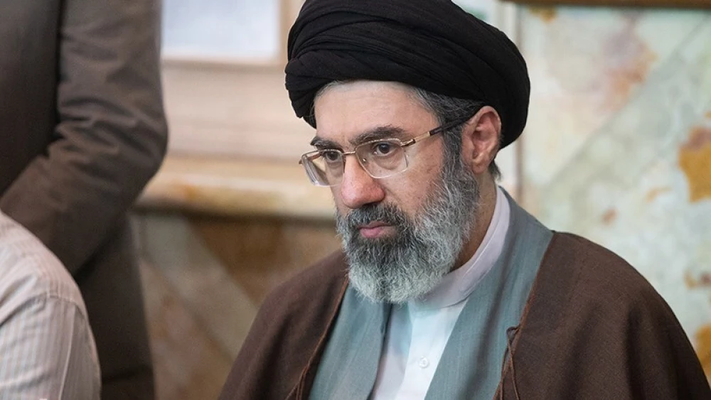 IRGC Influence Grows as Mojtaba Khamenei Stays Hidden Close-up portrait of Iranian cleric Mojtaba Khamenei wearing a black turban, reflecting key power dynamics and expanding IRGC Influence within the regime leadership.